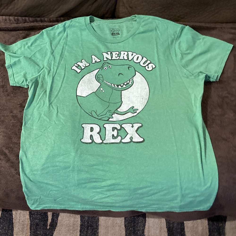 Toy Story Green 'Nervous Rex' T-Shirt